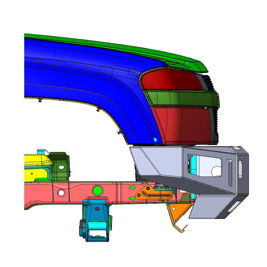 Chassis Unlimited Inc. 2004-2014 CHEVY COLORADO OCTANE FRONT WINCH BUMPER
