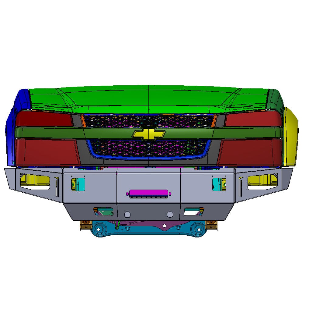 Chassis Unlimited Inc. 2004-2014 CHEVY COLORADO OCTANE FRONT WINCH BUMPER