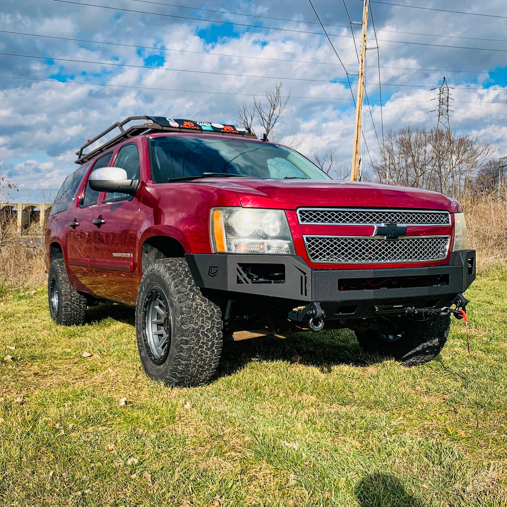 Chassis Unlimited Inc. 2007-2014 CHEVY TAHOE/SUBURBAN/AVALANCHE/YUKON OCTANE FRONT WINCH BUMPER