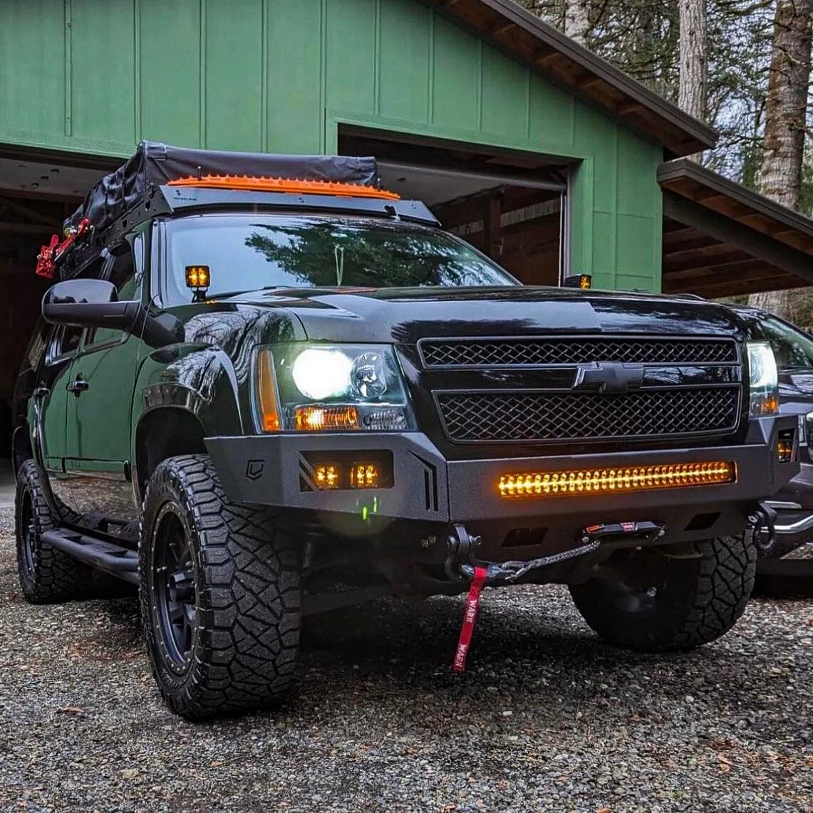 Chassis Unlimited Inc. 2007-2014 CHEVY TAHOE/SUBURBAN/AVALANCHE/YUKON OCTANE FRONT WINCH BUMPER