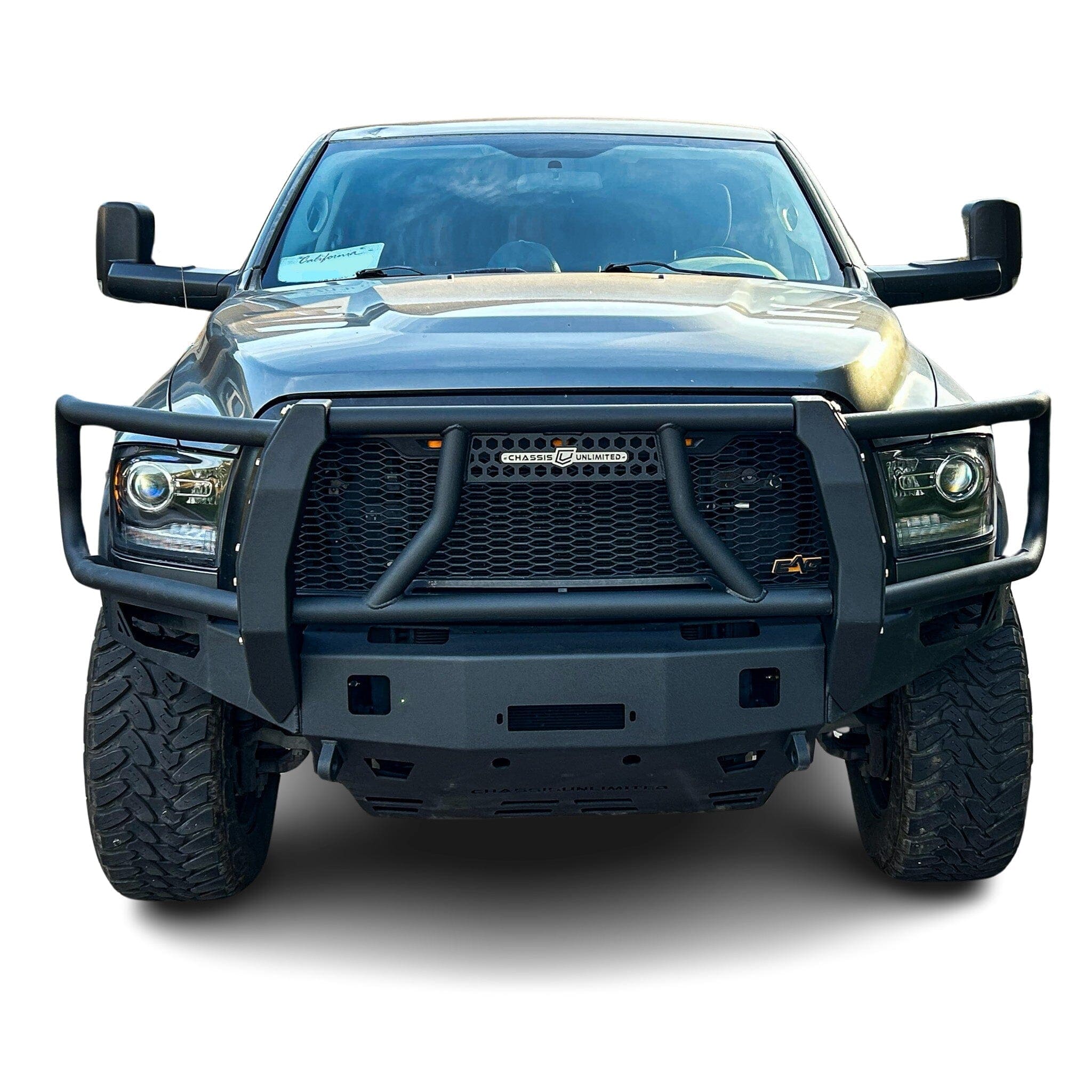 Chassis Unlimited Inc. 2010-2018 RAM 2500/3500 OCTANE FRONT WINCH BUMPER W/ GUARD