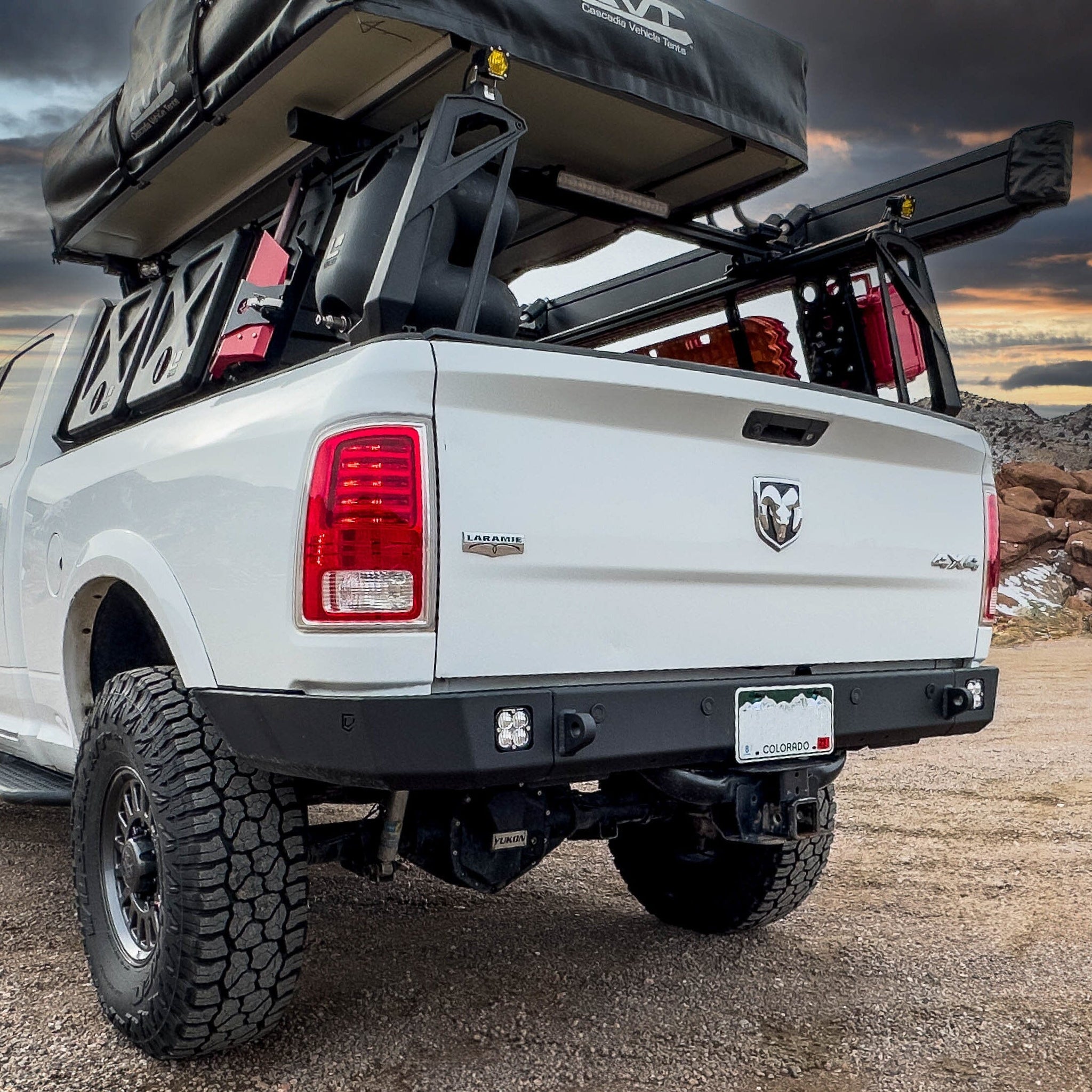 Chassis Unlimited Inc. 2010-2024 RAM 2500/3500 OCTANE HIGH CLEARANCE REAR BUMPER