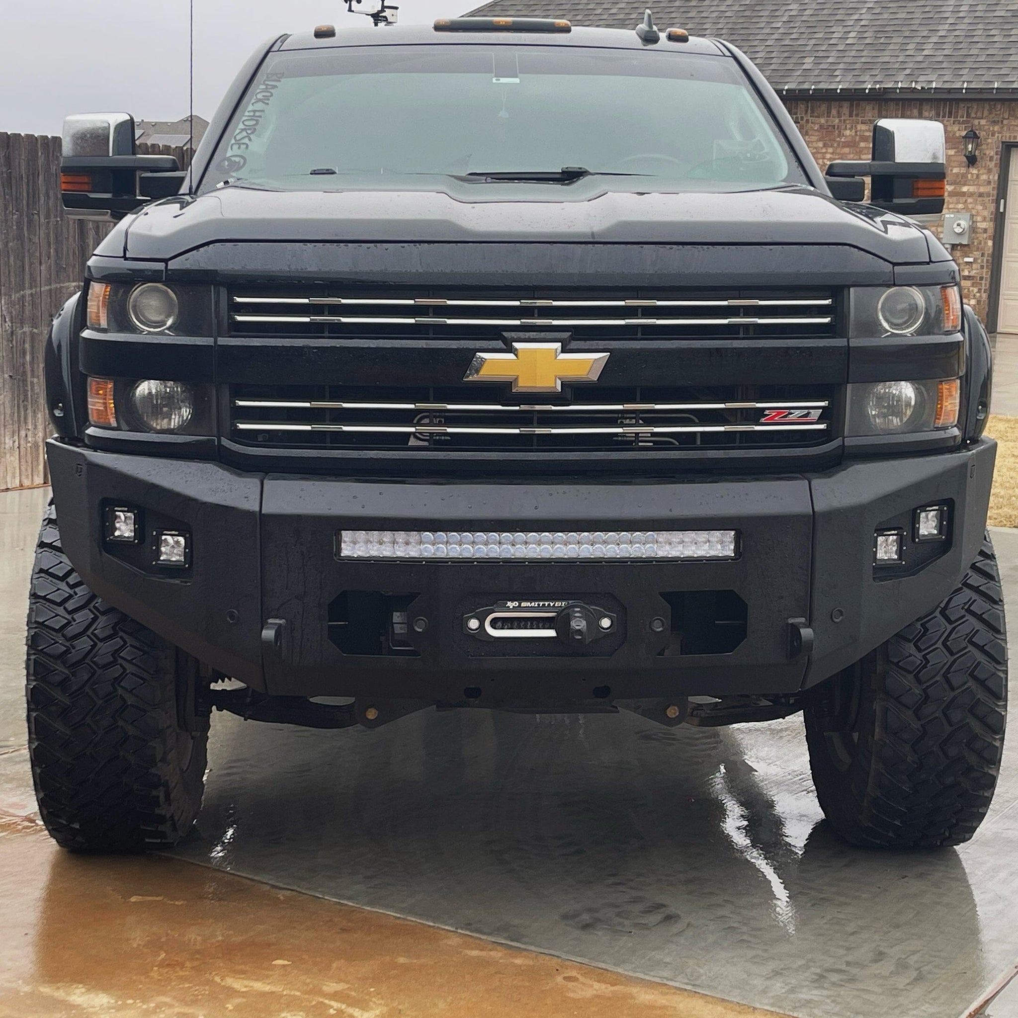 Chassis Unlimited Inc. 2015-2019 CHEVY SILVERADO 2500/3500 ATTITUDE FRONT WINCH BUMPER