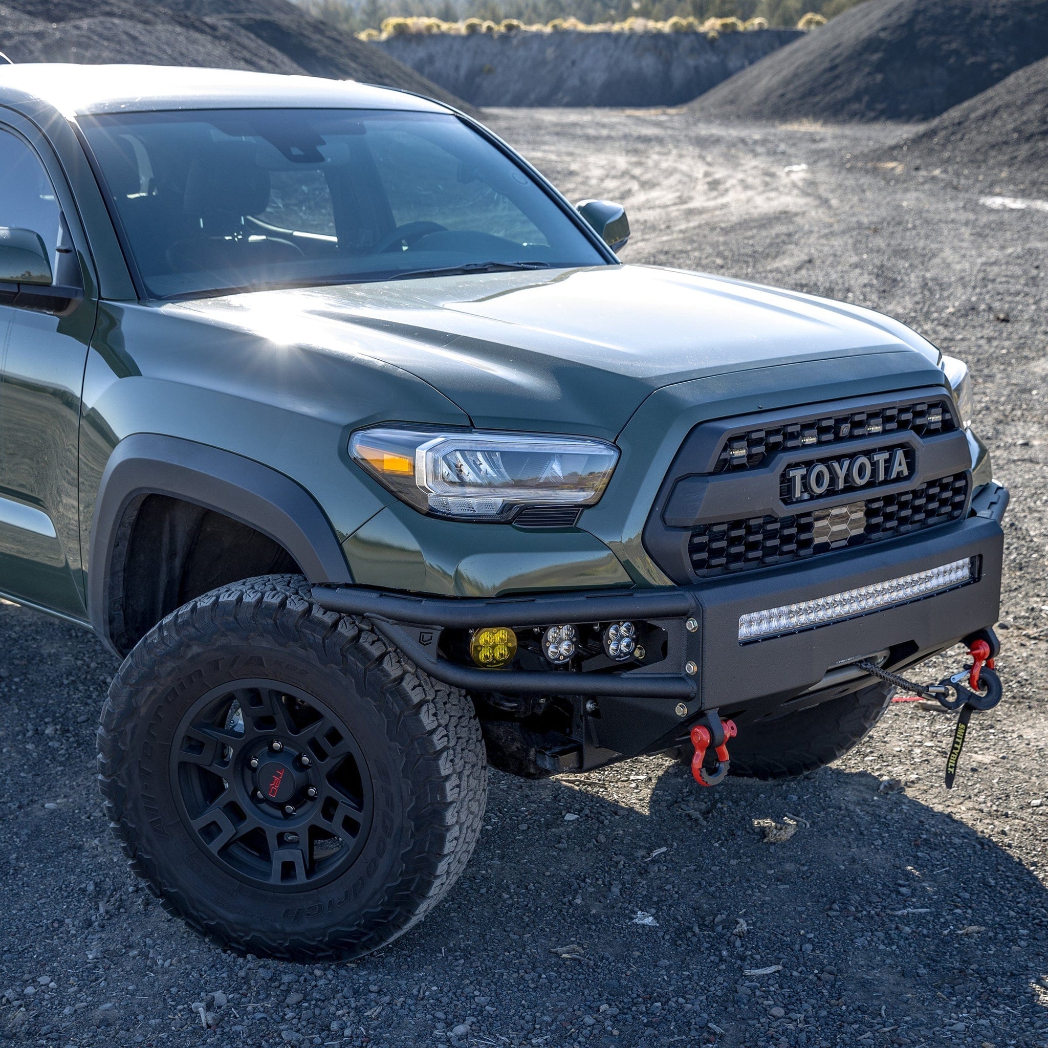 Chassis Unlimited Inc. 2016-2023 TOYOTA TACOMA DIABLO FRONT WINCH BUMPER