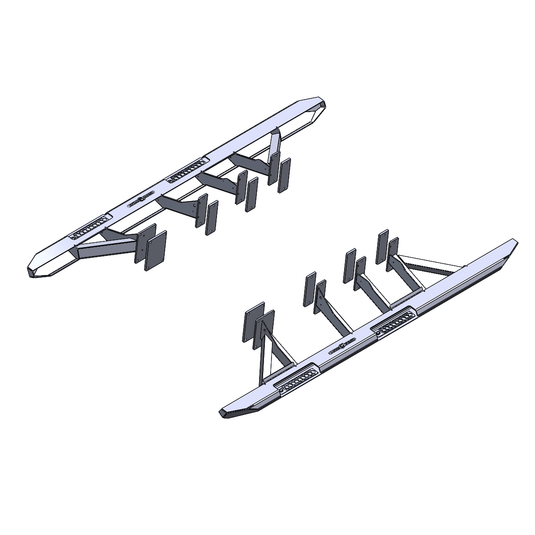 Chassis Unlimited Inc. 2019-2024 RAM 2500/3500/POWERWAGON ROCK SLIDERS