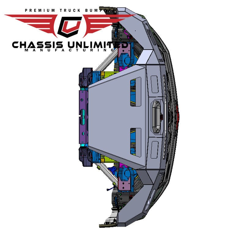 Chassis Unlimited Inc. 2023-2025 CHEVY 1500 ZR2 OCTANE FRONT WINCH BUMPER