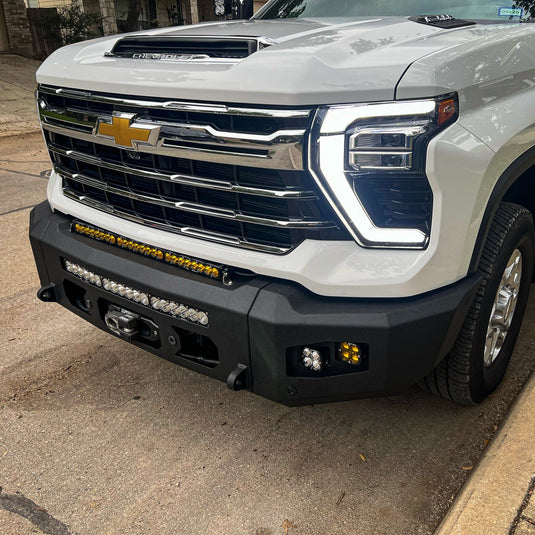 Chassis Unlimited Inc. 2024+ CHEVY SILVERADO 2500/3500 ATTITUDE FRONT WINCH BUMPER