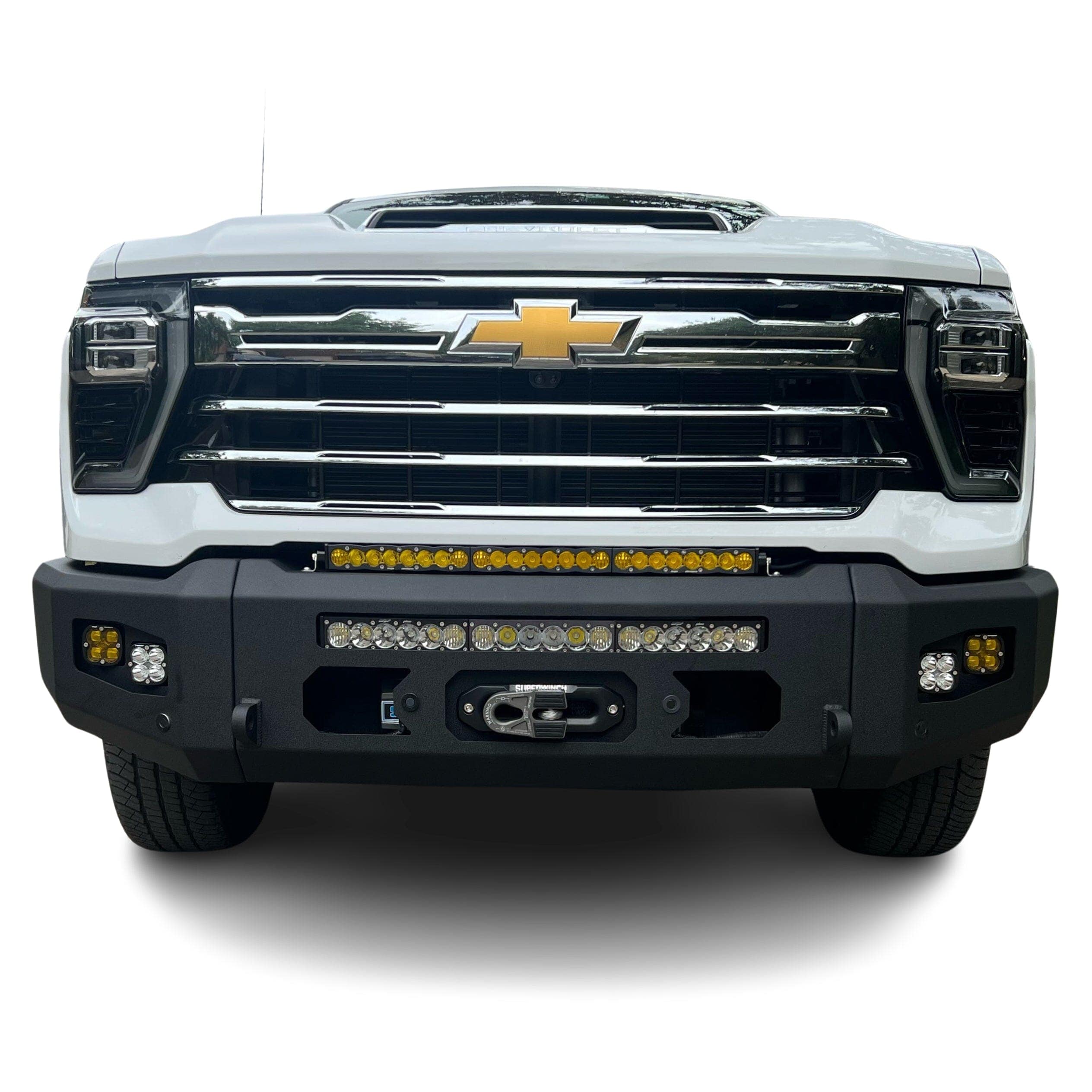 Chassis Unlimited Inc. 2024+ CHEVY SILVERADO 2500/3500 ATTITUDE FRONT WINCH BUMPER
