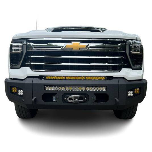 Chassis Unlimited Inc. 2024+ CHEVY SILVERADO 2500/3500 ATTITUDE FRONT WINCH BUMPER