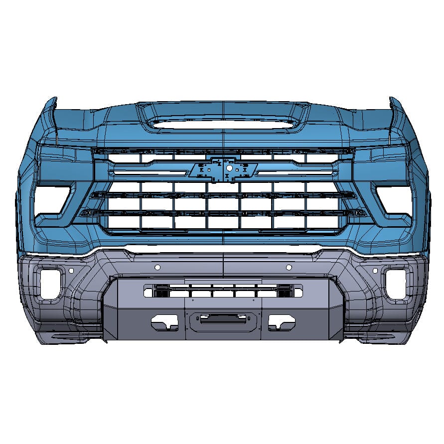Chassis Unlimited Inc. 2024+ CHEVY SILVERADO 2500/3500 PROLITE FRONT BUMPER