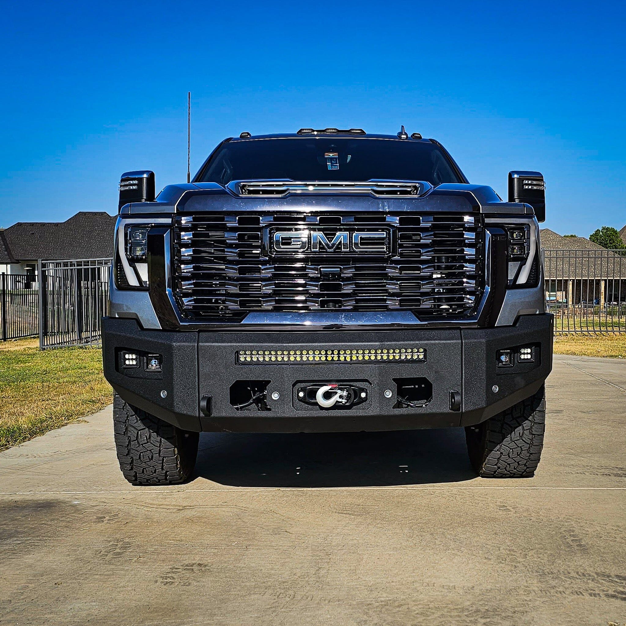 Chassis Unlimited Inc. 2024+ GMC SIERRA 2500/3500 ATTITUDE FRONT WINCH BUMPER