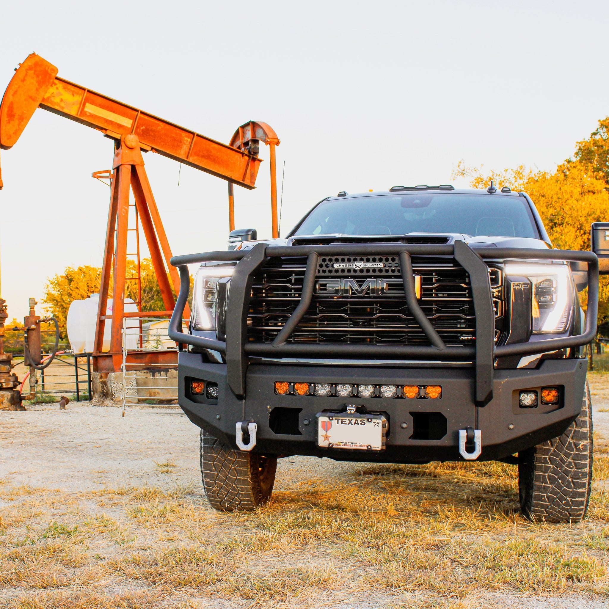 Chassis Unlimited Inc. 2024+ GMC SIERRA 2500/3500 ATTITUDE FRONT WINCH BUMPER W/ GUARD