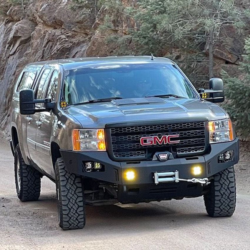 Chassis Unlimited Inc. Motor Vehicle Lighting 2011-2014 GMC 2500HD/3500HD FRONT OCTANE WINCH BUMPER