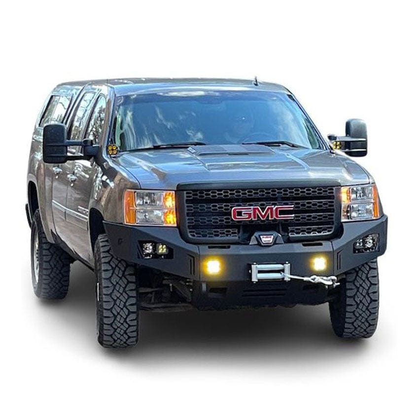 Chassis Unlimited Inc. Motor Vehicle Lighting 2011-2014 GMC 2500HD/3500HD FRONT OCTANE WINCH BUMPER