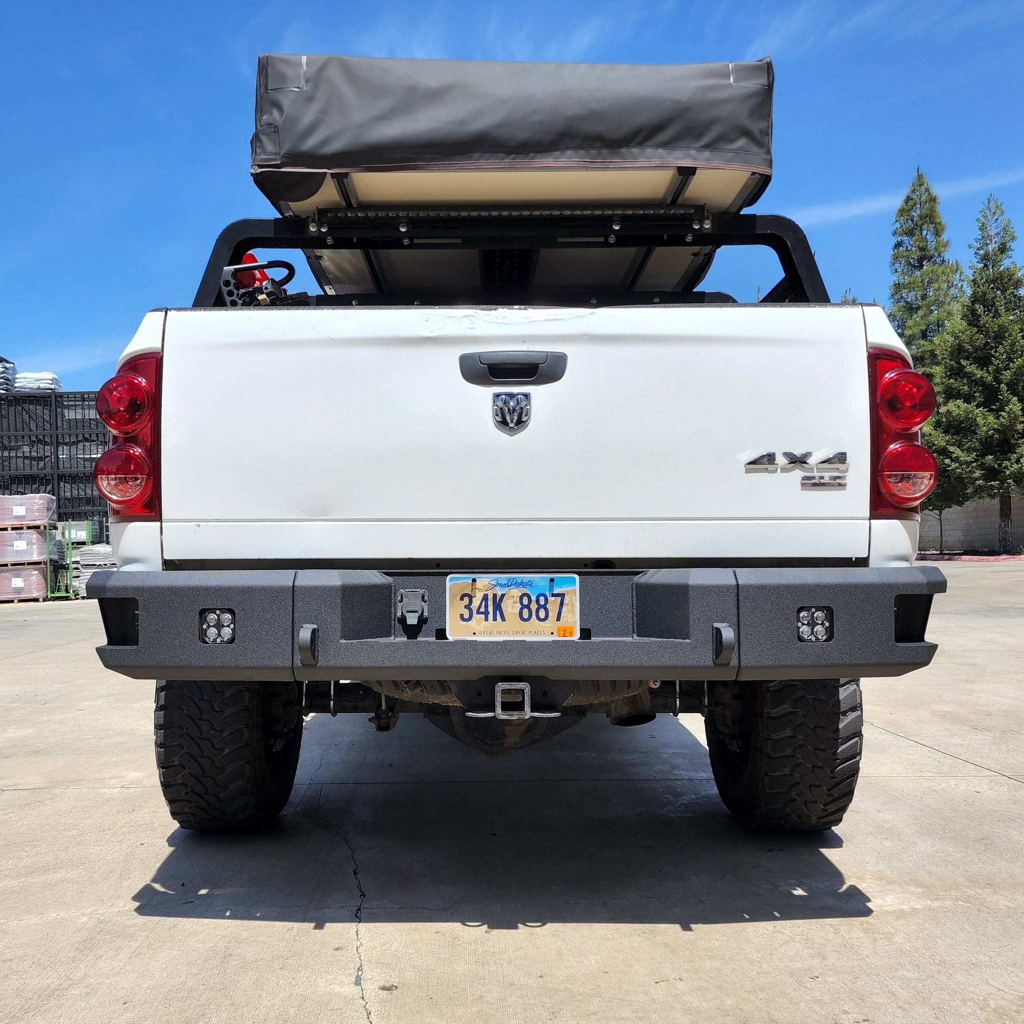 Chassis Unlimited Inc. Motor Vehicle Parts 2003-2009 RAM 1500/2500/3500 ATTITUDE SERIES REAR BUMPER