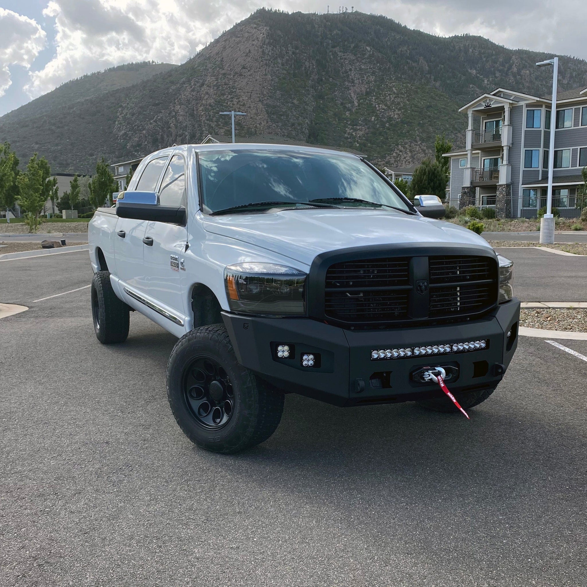 Chassis Unlimited Inc. Motor Vehicle Parts 2006-2009 RAM 2500/3500 ATTITUDE SERIES FRONT WINCH BUMPER