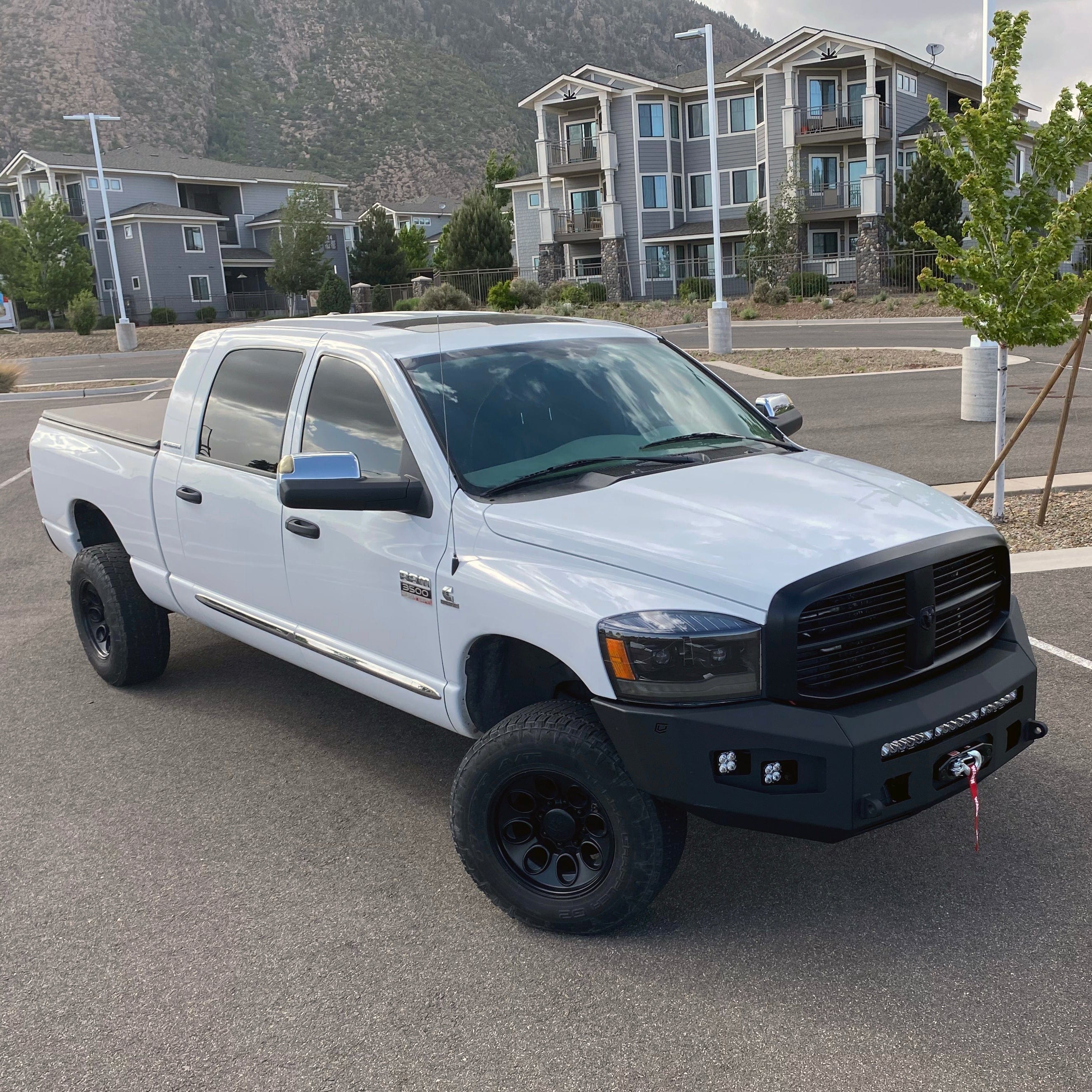 Chassis Unlimited Inc. Motor Vehicle Parts 2006-2009 RAM 2500/3500 ATTITUDE SERIES FRONT WINCH BUMPER