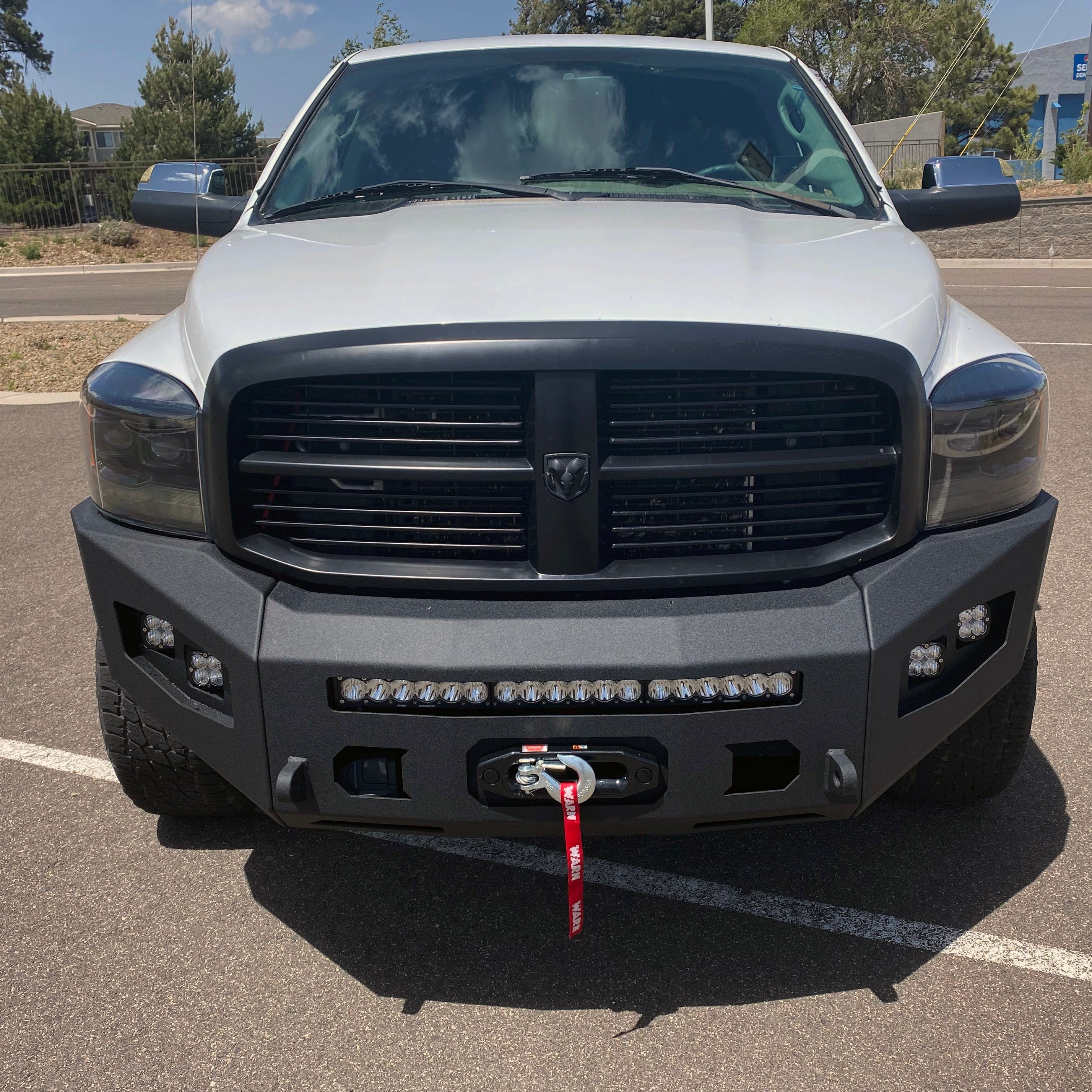 Chassis Unlimited Inc. Motor Vehicle Parts 2006-2009 RAM 2500/3500 ATTITUDE SERIES FRONT WINCH BUMPER