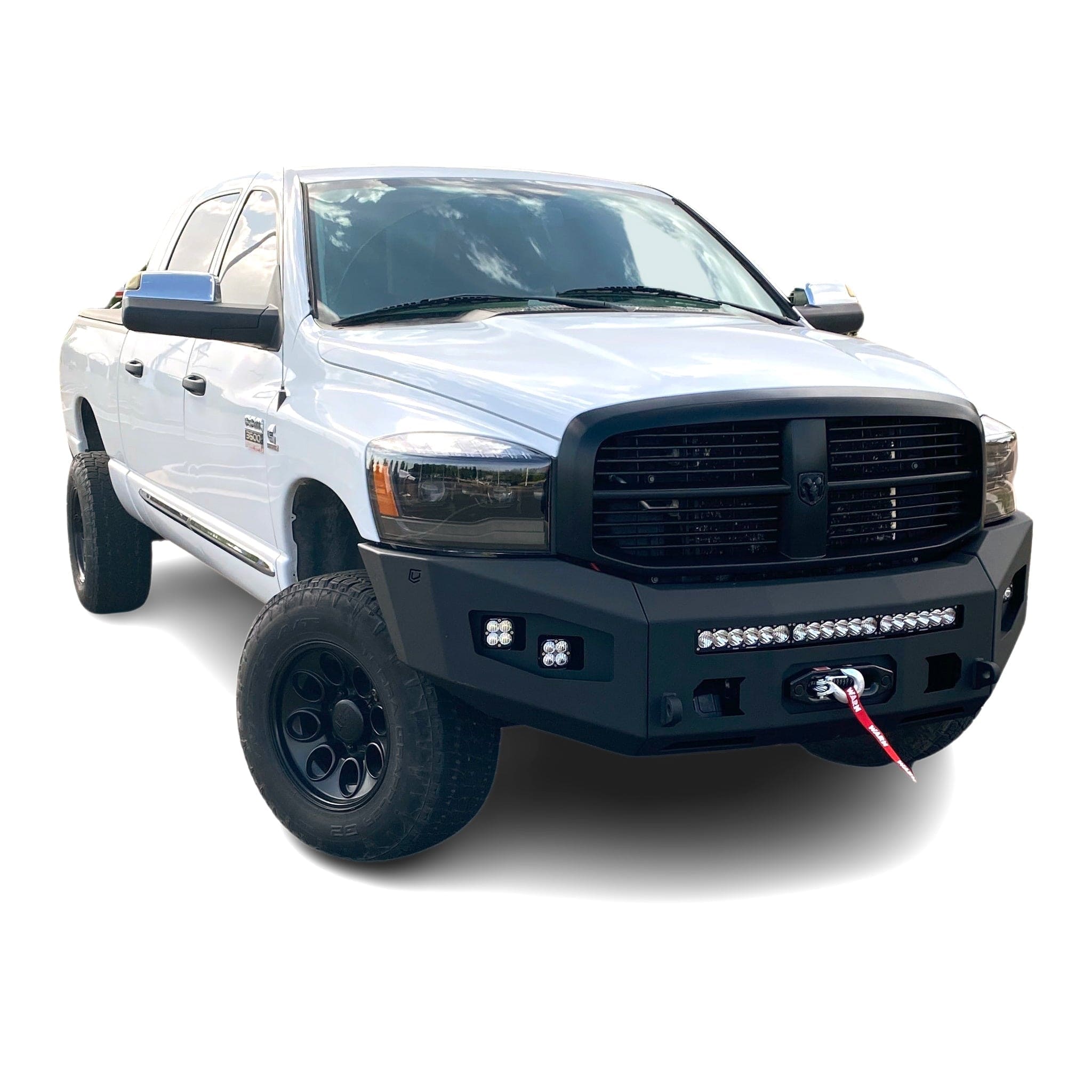 Chassis Unlimited Inc. Motor Vehicle Parts 2006-2009 RAM 2500/3500 ATTITUDE SERIES FRONT WINCH BUMPER