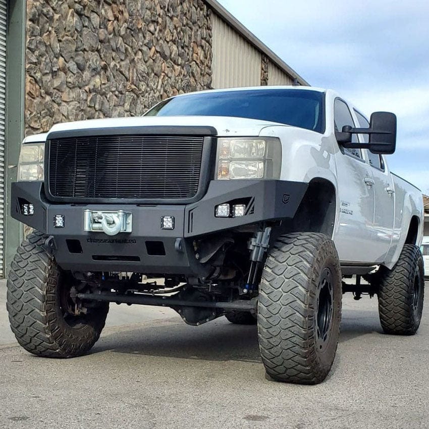 Chassis Unlimited Inc. Motor Vehicle Parts 2007-2010 GMC 2500HD/3500HD FRONT OCTANE WINCH BUMPER