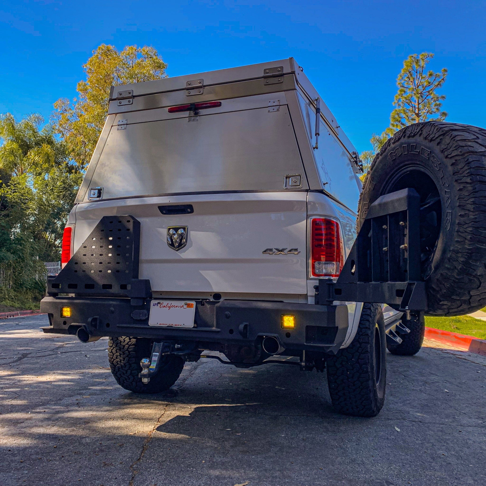 Chassis Unlimited Inc. Motor Vehicle Parts 2009-2018 RAM 1500 OCTANE DUAL SWING OUT REAR BUMPER