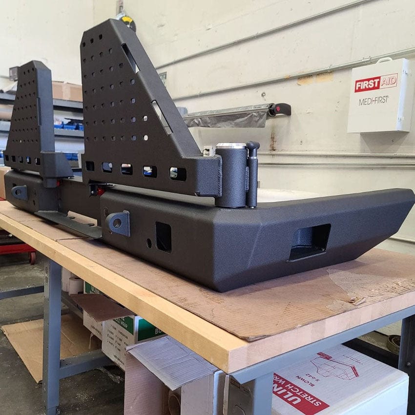 Chassis Unlimited Inc. Motor Vehicle Parts 2010-2024 RAM 2500/3500 HIGH CLEARANCE DUAL SWING OUT REAR BUMPER