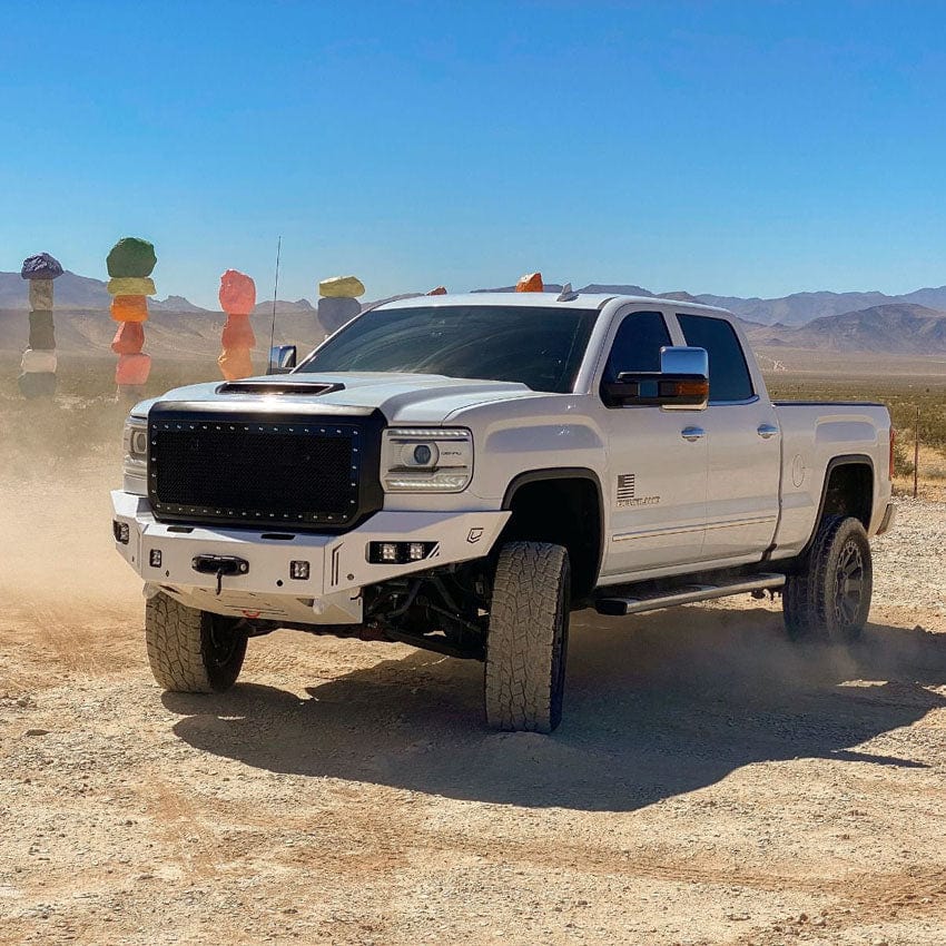 Chassis Unlimited Inc. Motor Vehicle Parts 2015-2019 GMC 2500HD/3500HD FRONT OCTANE WINCH BUMPER