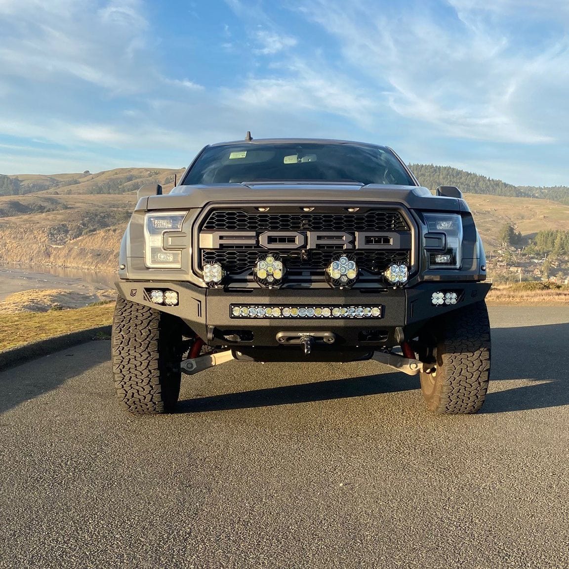 Chassis Unlimited Inc. Motor Vehicle Parts 2017-2020 FORD RAPTOR OCTANE WINCH FRONT BUMPER