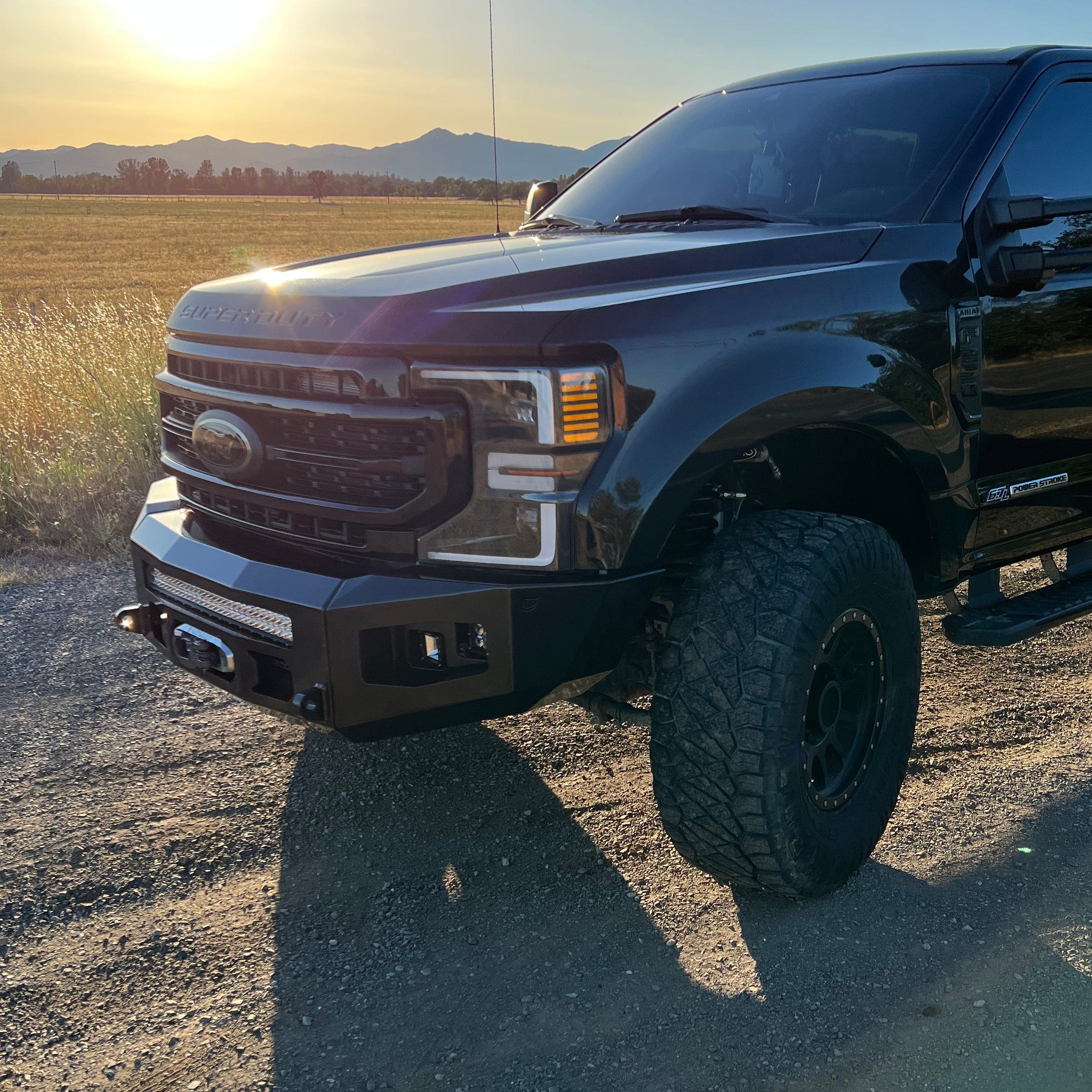 Chassis Unlimited Inc. Motor Vehicle Parts 2017-2022 FORD SUPERDUTY F250/F350 ATTITUDE SERIES FRONT WINCH BUMPER