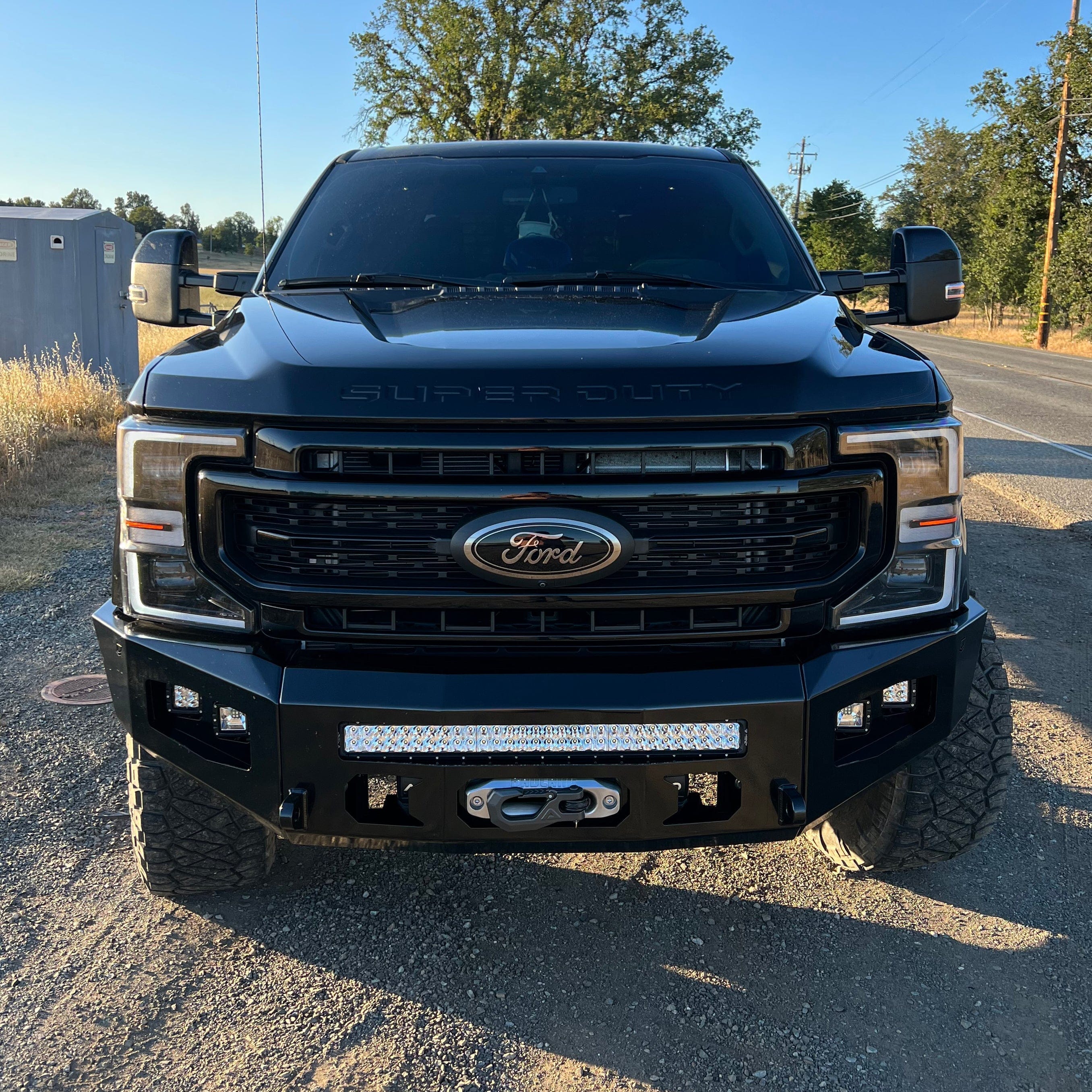 Chassis Unlimited Inc. Motor Vehicle Parts 2017-2022 FORD SUPERDUTY F250/F350 ATTITUDE SERIES FRONT WINCH BUMPER