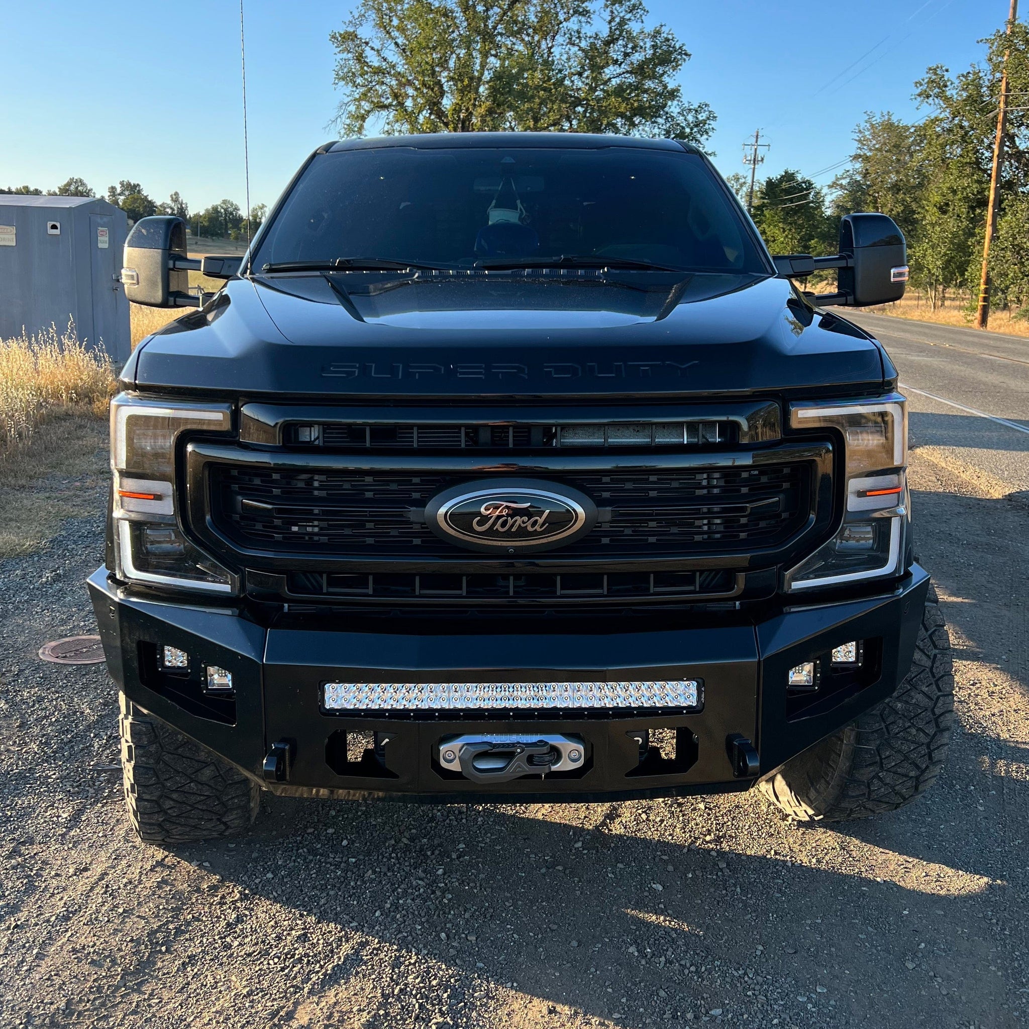 Chassis Unlimited Inc. Motor Vehicle Parts 2017-2022 FORD SUPERDUTY F250/F350 ATTITUDE SERIES FRONT WINCH BUMPER