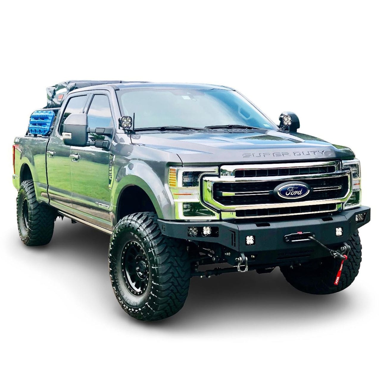 Chassis Unlimited Inc. Motor Vehicle Parts 2017-2022 FORD SUPERDUTY F250/F350 OCTANE SERIES FRONT WINCH BUMPER