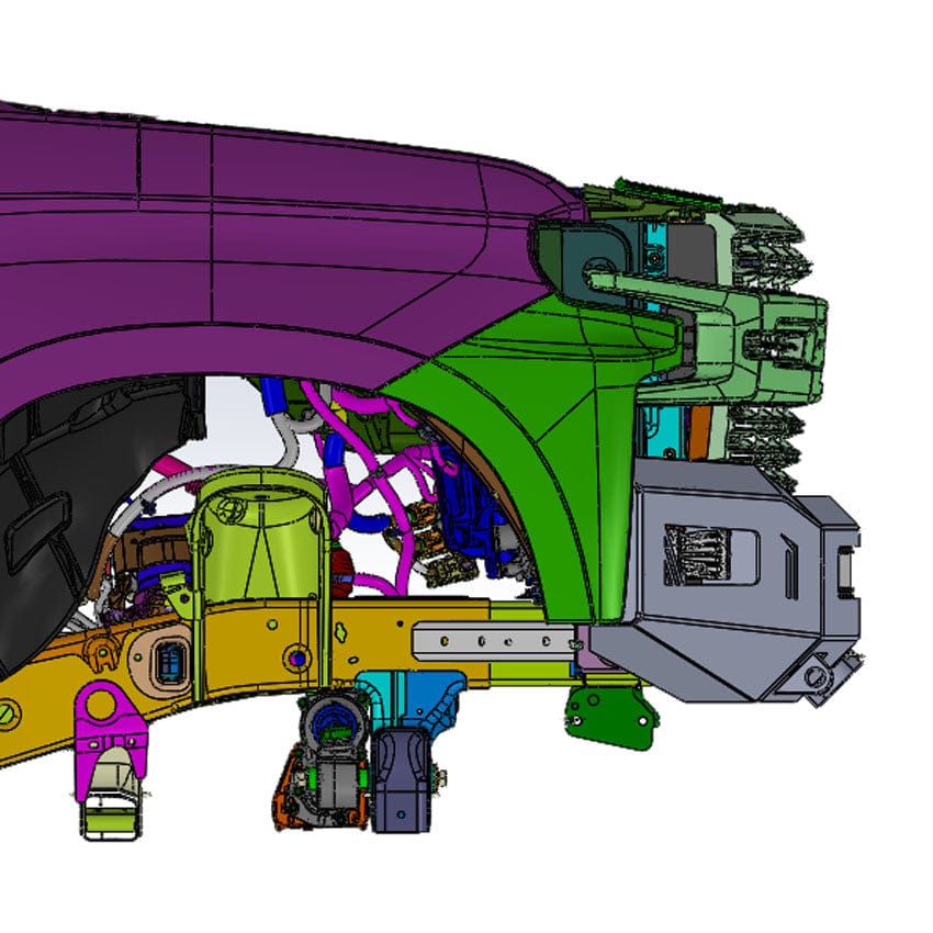 Chassis Unlimited Inc. Motor Vehicle Parts 2019-2021 CHEVROLET SILVERADO 1500 OCTANE WINCH BUMPER