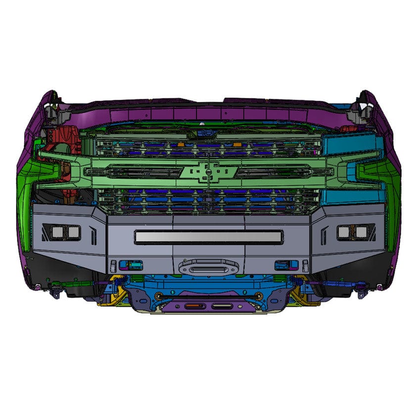 Chassis Unlimited Inc. Motor Vehicle Parts 2019-2021 CHEVROLET SILVERADO 1500 OCTANE WINCH BUMPER