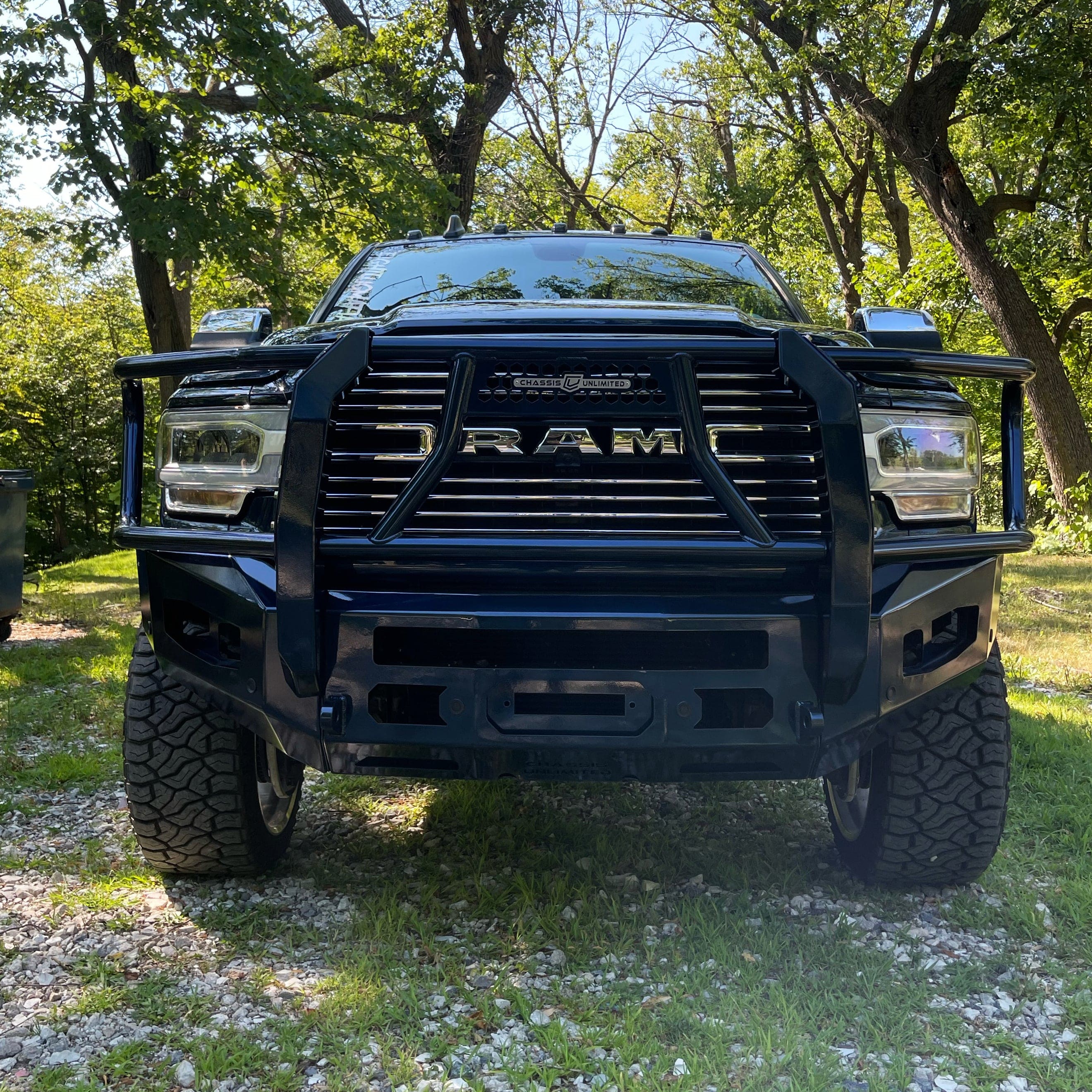 Chassis Unlimited Inc. Motor Vehicle Parts 2019-2024 RAM 2500/3500 ATTITUDE FRONT WINCH BUMPER  W/ GUARD