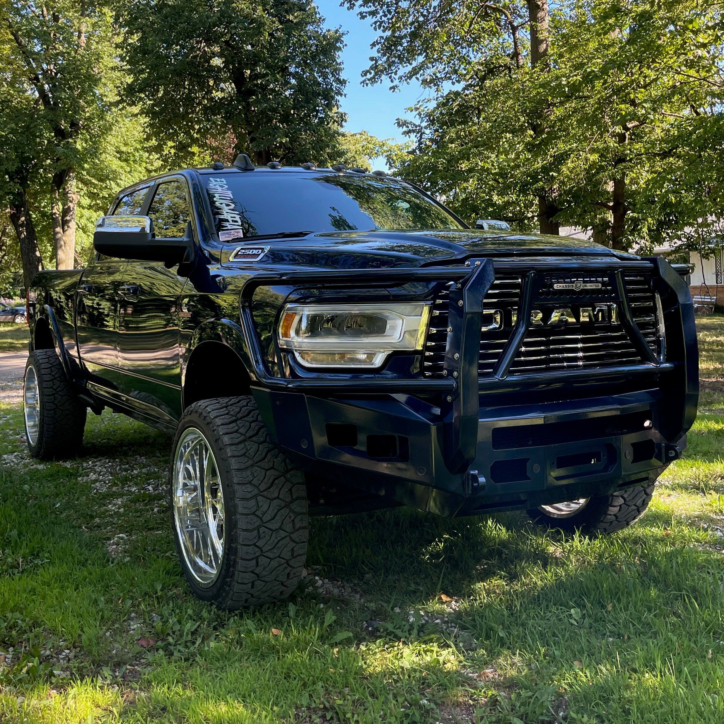 Chassis Unlimited Inc. Motor Vehicle Parts 2019-2024 RAM 2500/3500 ATTITUDE FRONT WINCH BUMPER  W/ GUARD