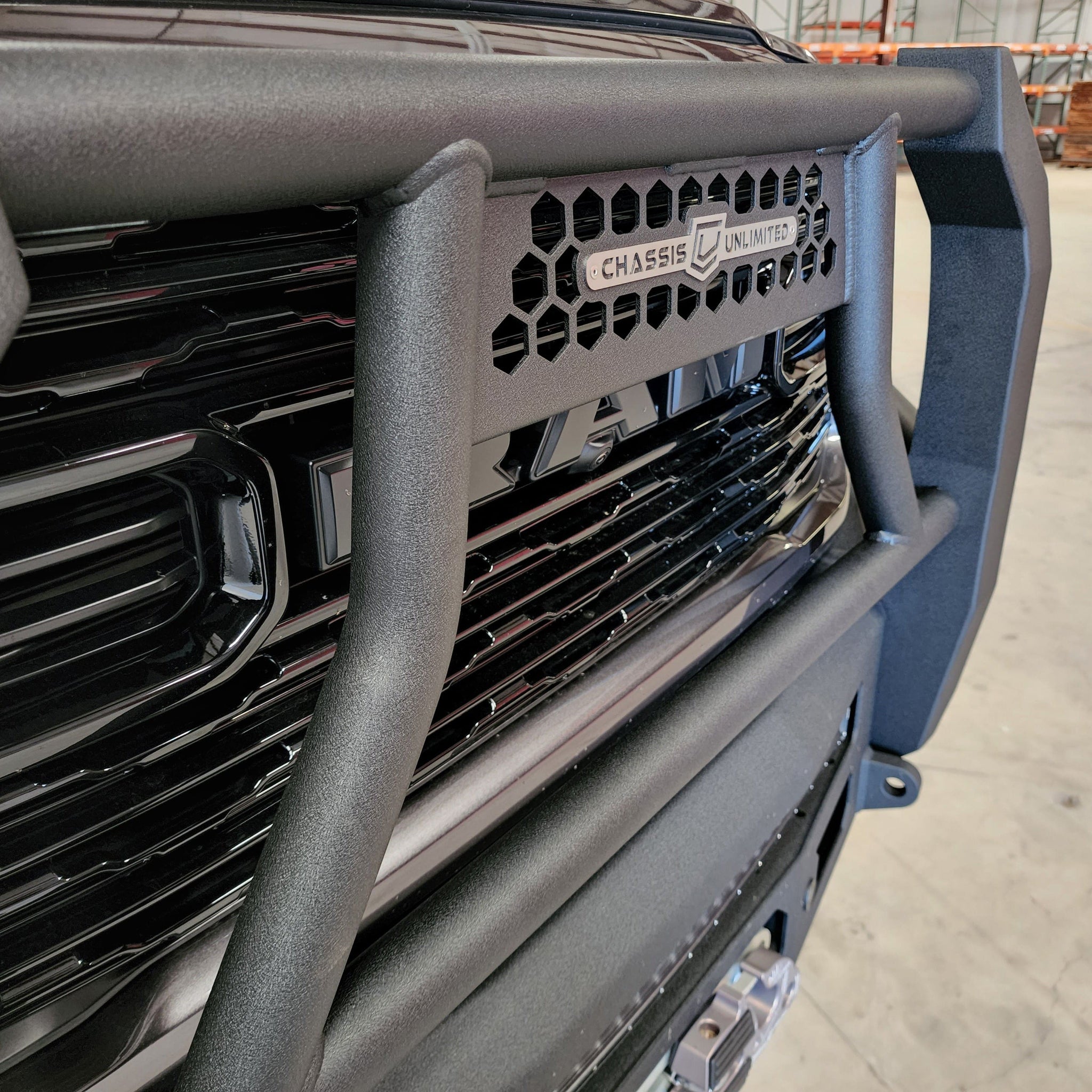 Chassis Unlimited Inc. Motor Vehicle Parts 2019-2024 RAM 2500/3500 ATTITUDE FRONT WINCH BUMPER  W/ GUARD