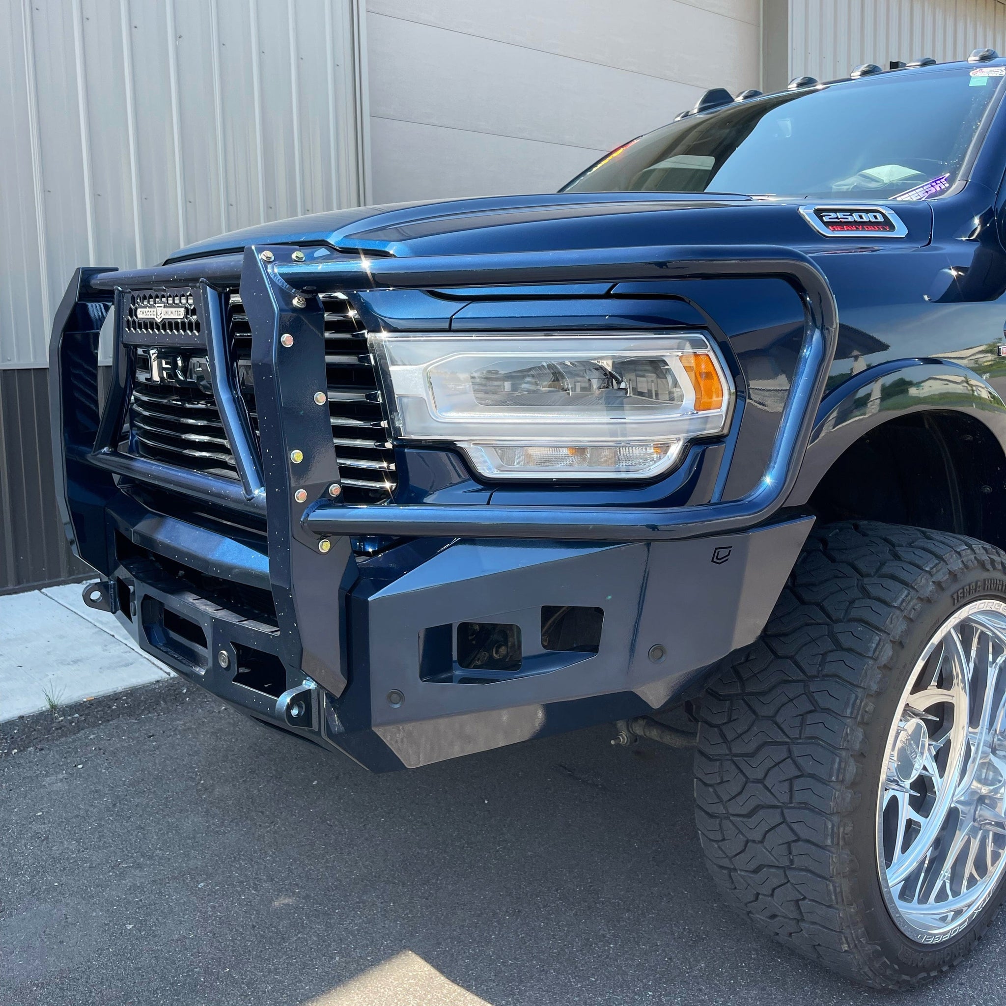 Chassis Unlimited Inc. Motor Vehicle Parts 2019-2024 RAM 2500/3500 ATTITUDE FRONT WINCH BUMPER  W/ GUARD