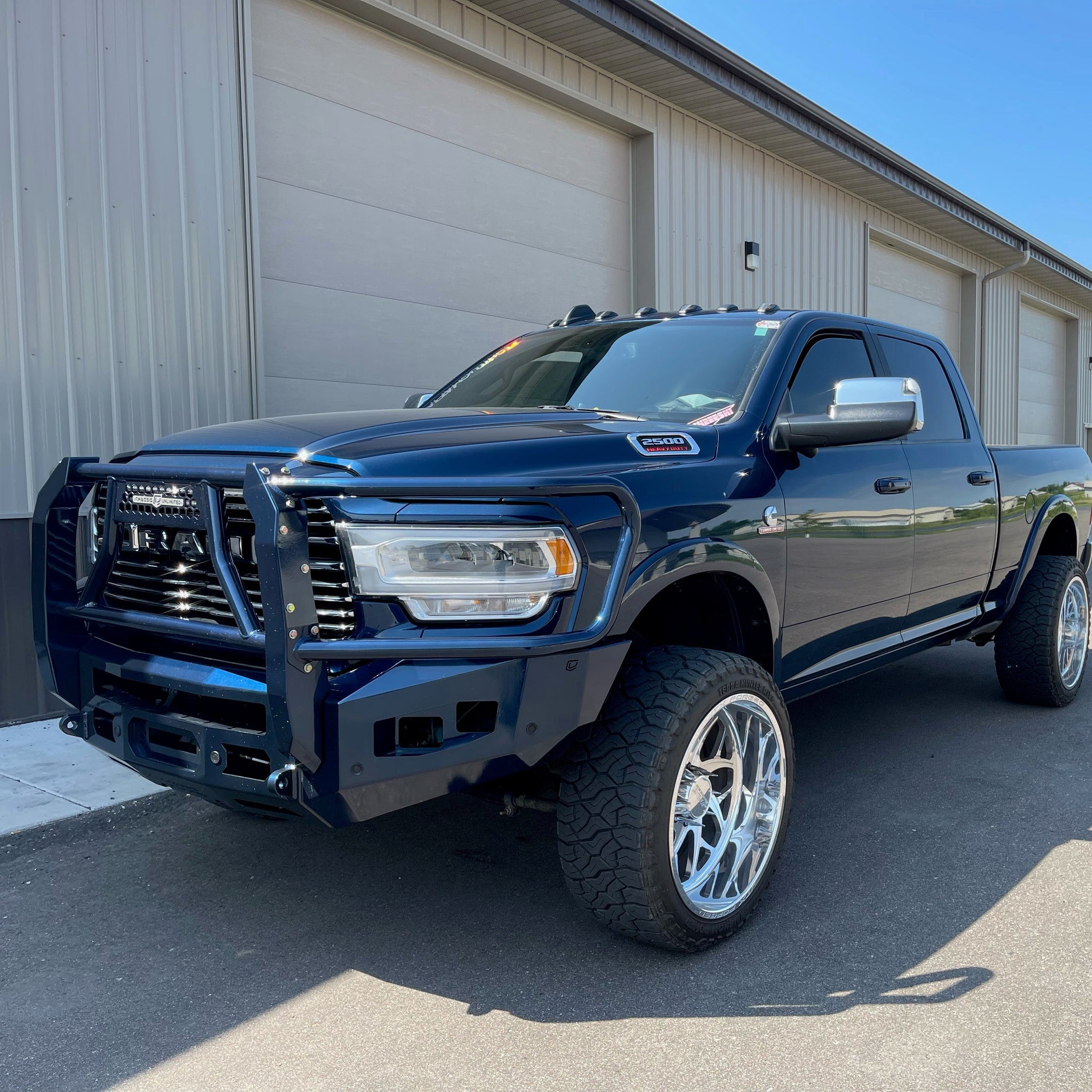 Chassis Unlimited Inc. Motor Vehicle Parts 2019-2024 RAM 2500/3500 ATTITUDE FRONT WINCH BUMPER  W/ GUARD