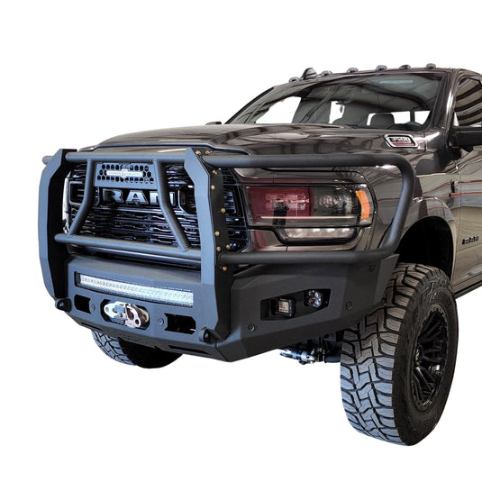 Chassis Unlimited Inc. Motor Vehicle Parts 2019-2024 RAM 2500/3500 ATTITUDE FRONT WINCH BUMPER  W/ GUARD