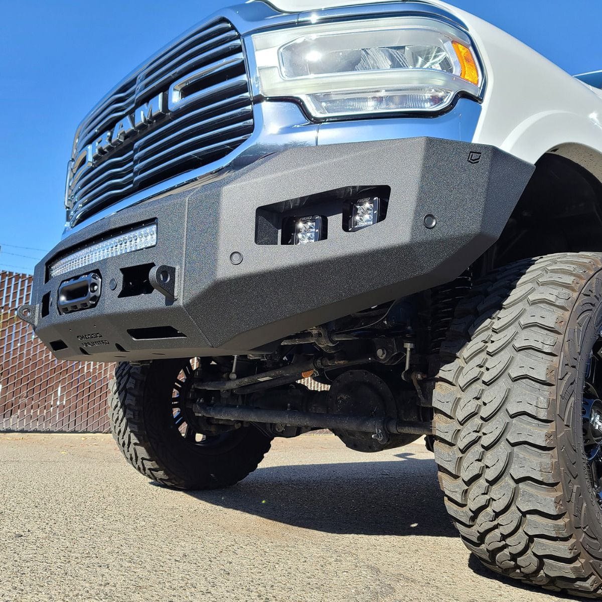 Chassis Unlimited Inc. Motor Vehicle Parts 2019-2024 RAM 2500/3500 ATTITUDE SERIES FRONT WINCH BUMPER