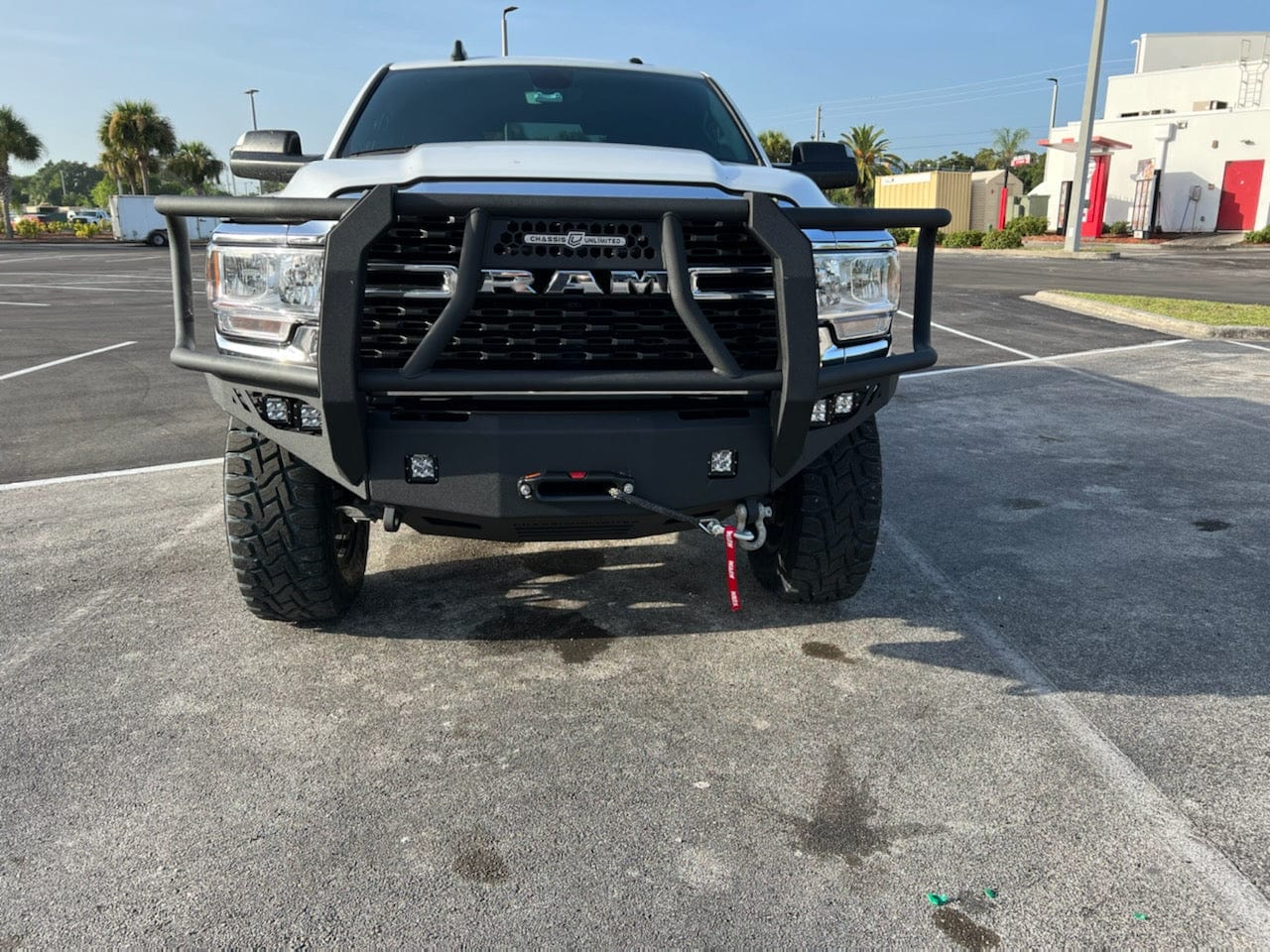 Chassis Unlimited Inc. Motor Vehicle Parts 2019-2024 RAM 2500/3500 OCTANE FRONT WINCH BUMPER W/ GUARD