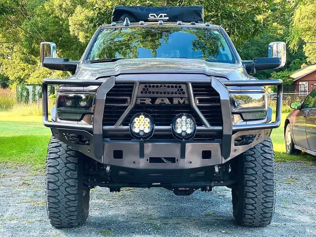 Chassis Unlimited Inc. Motor Vehicle Parts 2019-2024 RAM 2500/3500 OCTANE FRONT WINCH BUMPER W/ GUARD