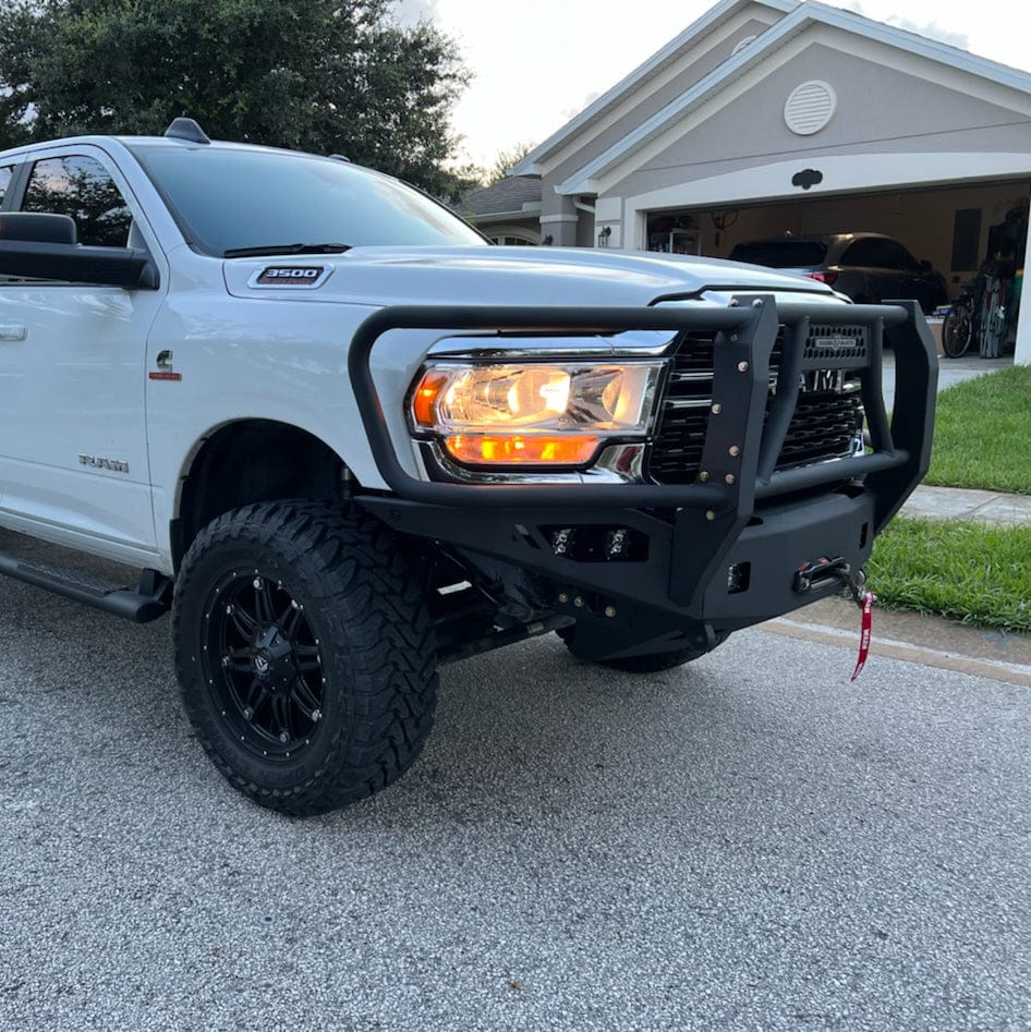 Chassis Unlimited Inc. Motor Vehicle Parts 2019-2024 RAM 2500/3500 OCTANE FRONT WINCH BUMPER W/ GUARD