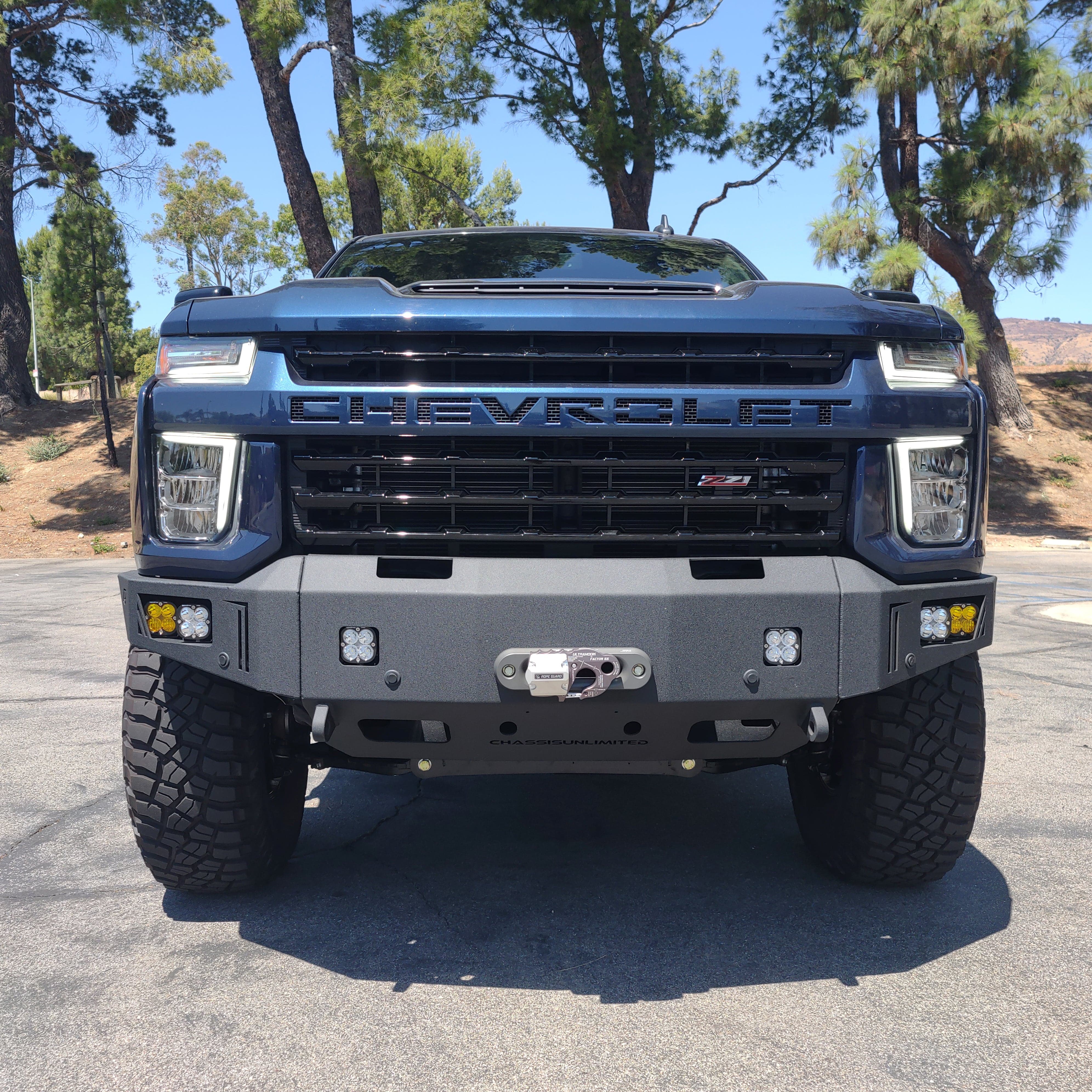 Chassis Unlimited Inc. Motor Vehicle Parts 2020-2023 CHEVY SILVERADO 2500/3500 OCTANE FRONT WINCH BUMPER