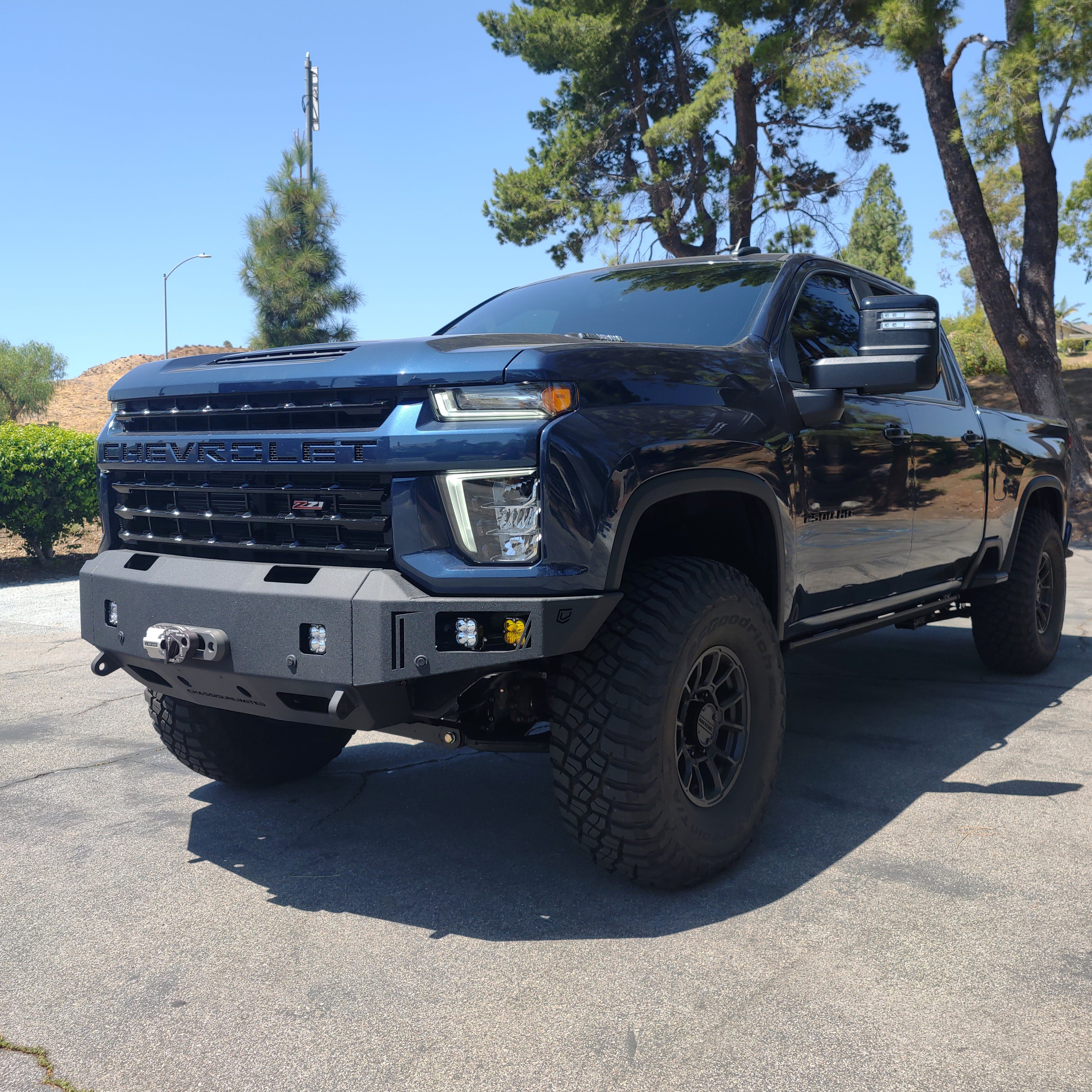 Chassis Unlimited Inc. Motor Vehicle Parts 2020-2023 CHEVY SILVERADO 2500/3500 OCTANE FRONT WINCH BUMPER