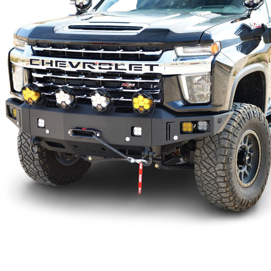 Chassis Unlimited Inc. Motor Vehicle Parts 2020-2023 CHEVY SILVERADO 2500/3500 OCTANE FRONT WINCH BUMPER
