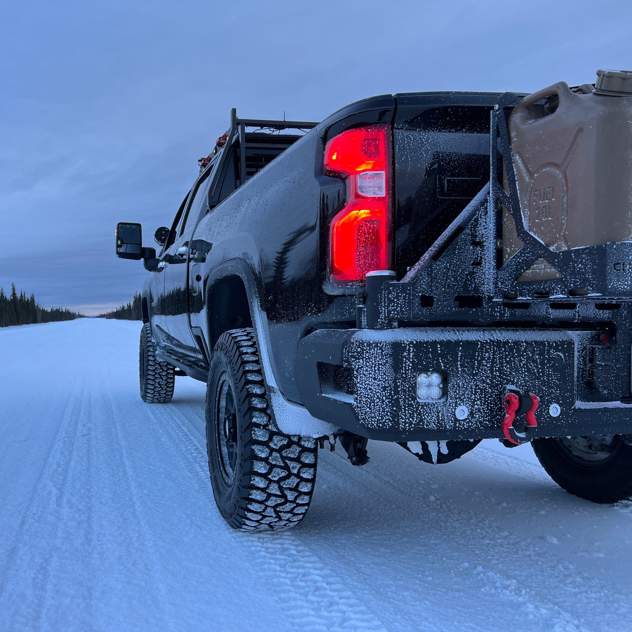 Chassis Unlimited Inc. Motor Vehicle Parts 2020-2025 CHEVY/GMC 2500/3500 OCTANE DUAL SWING OUT REAR BUMPER