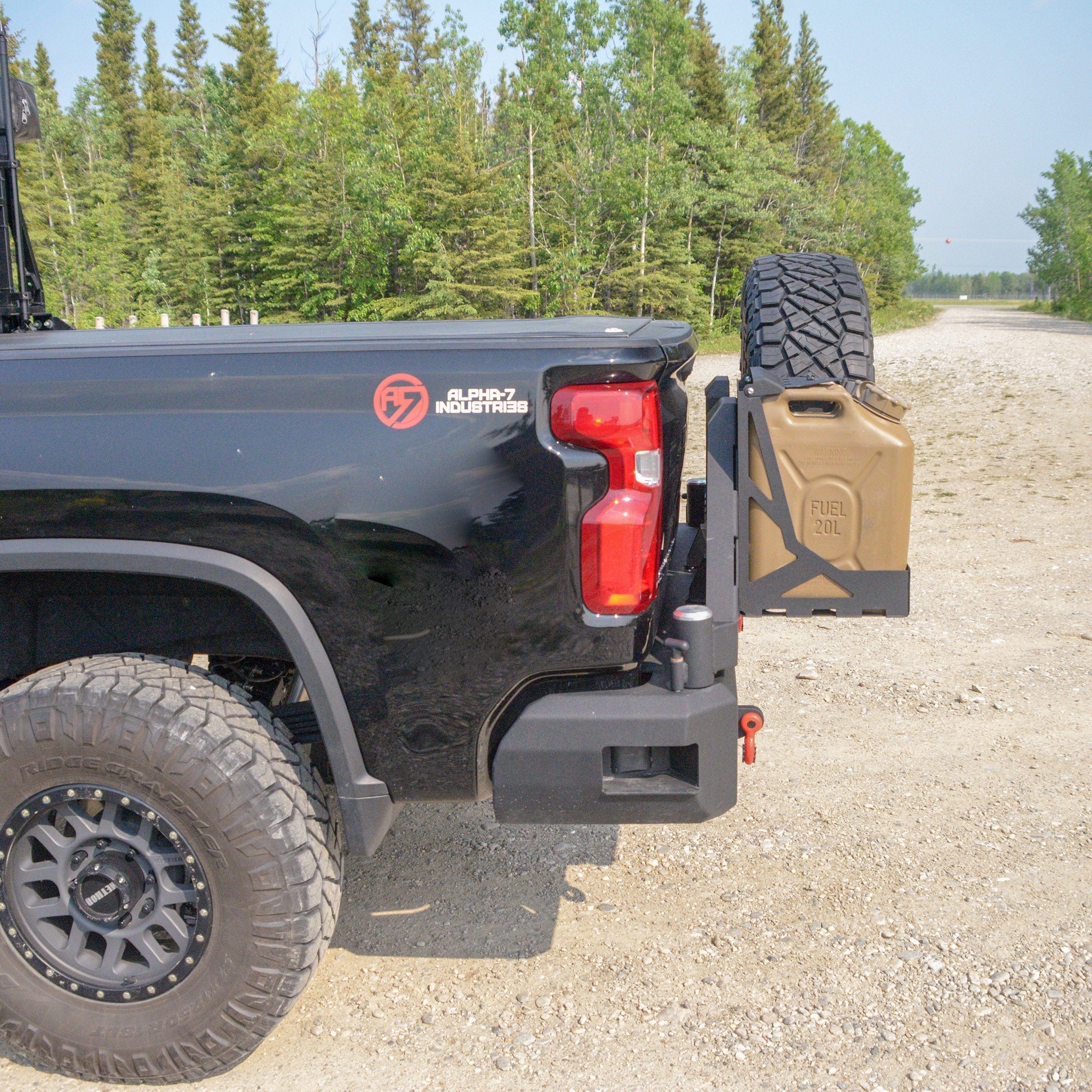 Chassis Unlimited Inc. Motor Vehicle Parts 2020-2025 CHEVY/GMC 2500/3500 OCTANE DUAL SWING OUT REAR BUMPER