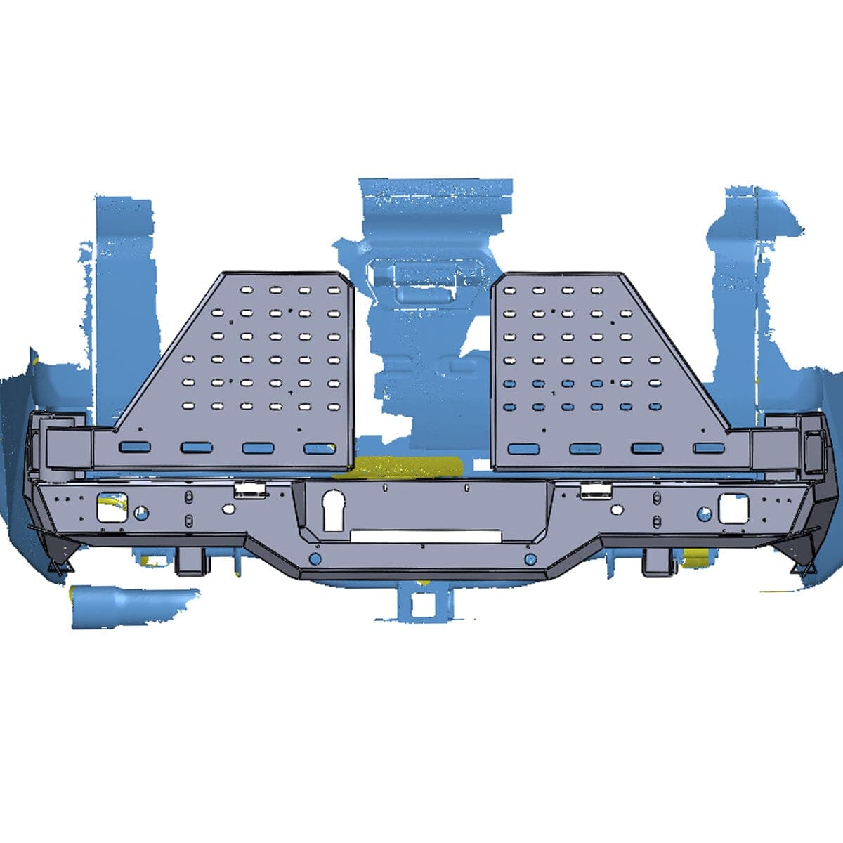 Chassis Unlimited Inc. Motor Vehicle Parts 2024+ TOYOTA TACOMA OCTANE DUAL SWING OUT REAR BUMPER